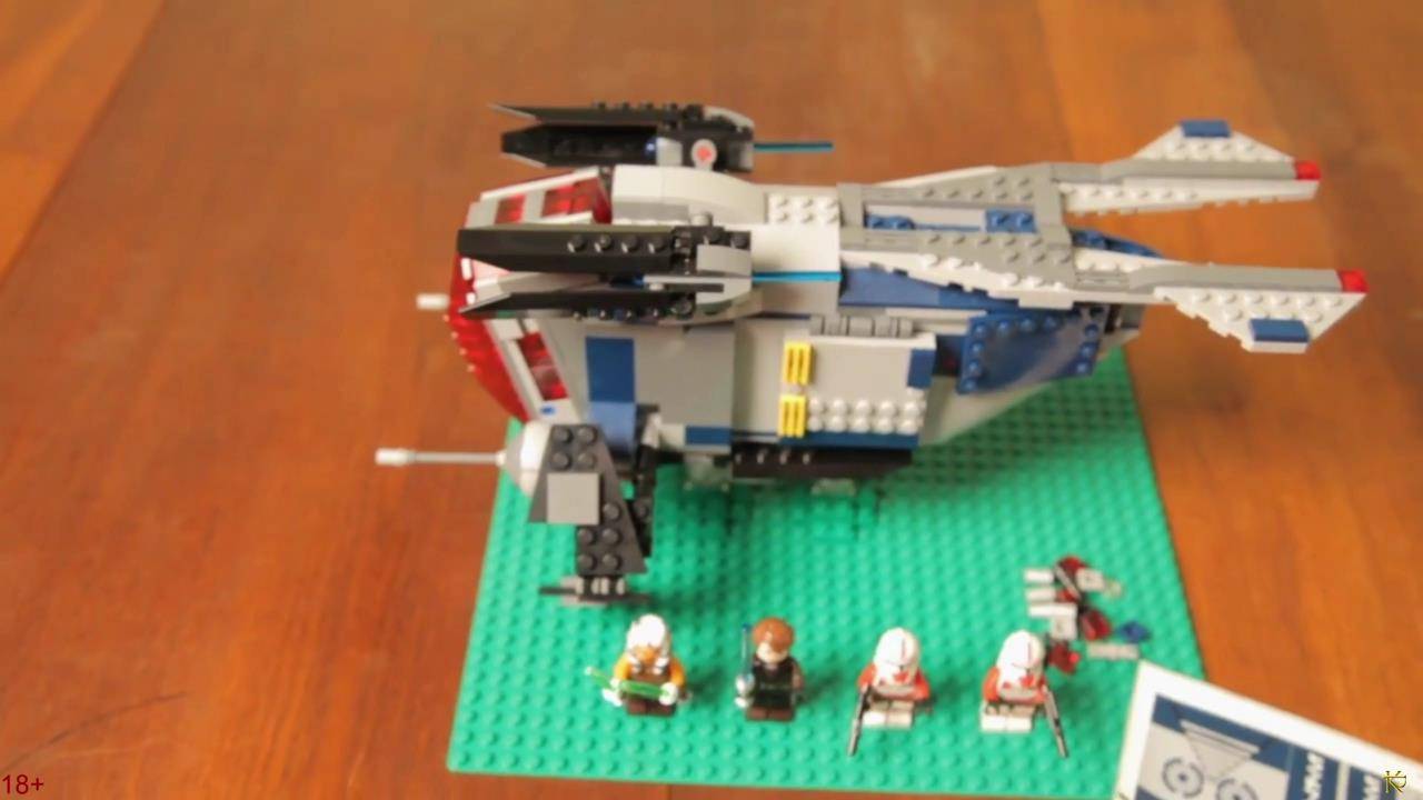 Lego Star Wars 75046 Скоростная сборка полицейского боевого корабля на Корусанте смотреть онлайн