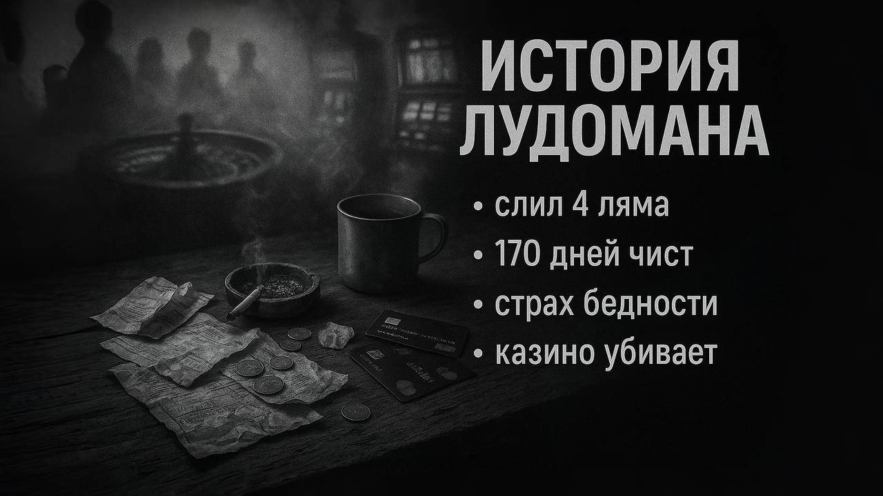 История лудомана: 19 лет проиграл 4 млн, друзья лудоманы, осознание проблемы смотреть онлайн