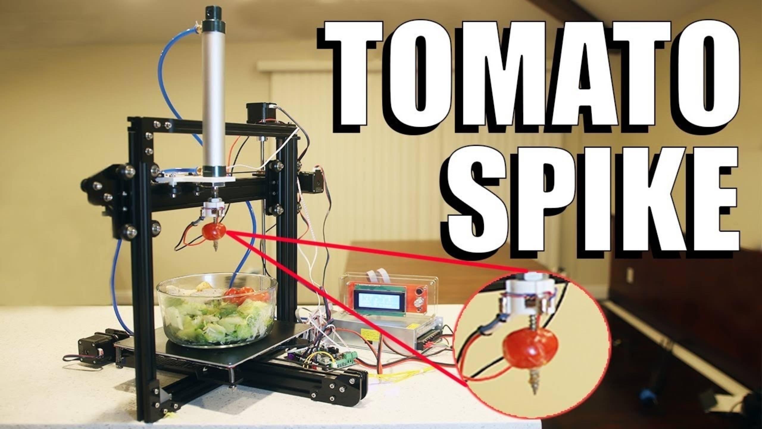 A Robot That Picks Tomatoes Out Of Your Salad | Michael Reeves