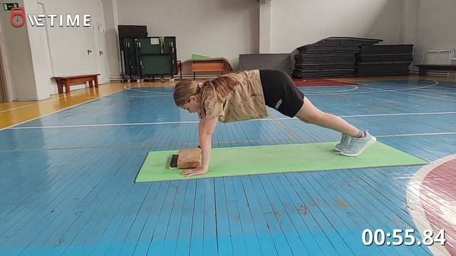 Свентитская Дарья отжимания