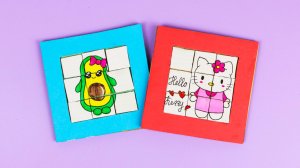 Игрушка Антистресс Пятнашки своими руками / Игра в школу из бумаги