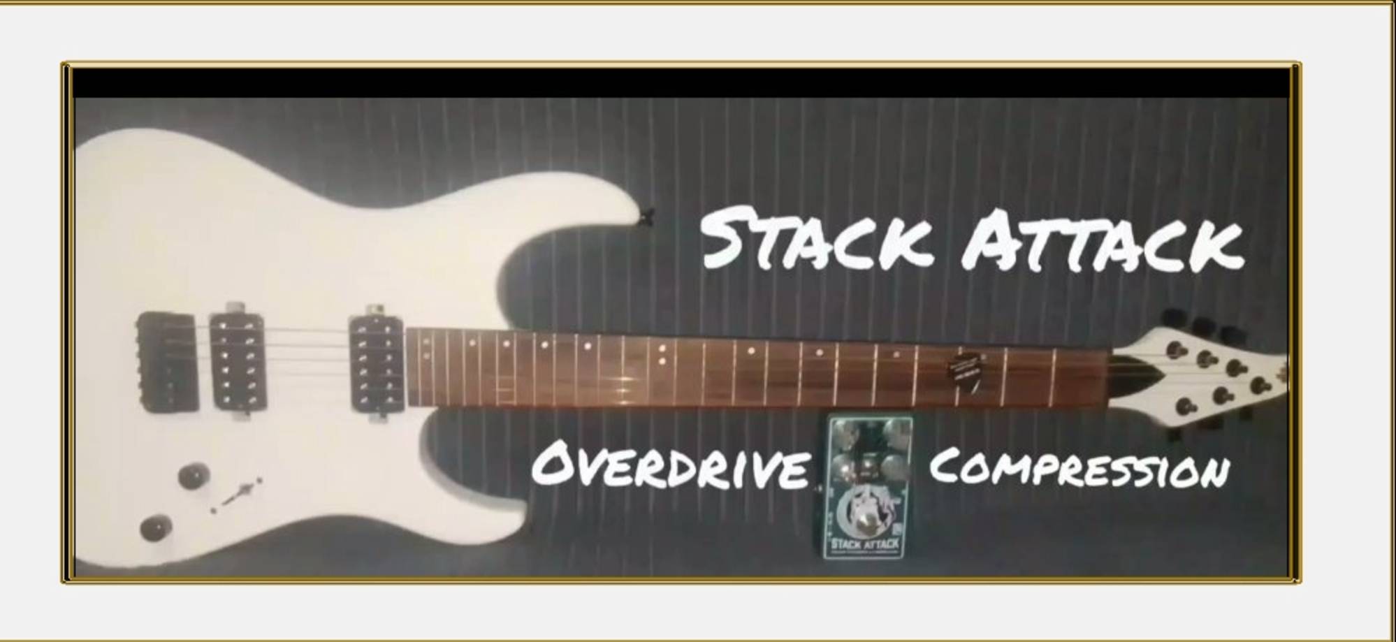 Учимся играть на электрогитаре. Overdrive Stack Attack. смотреть онлайн