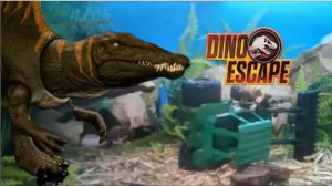 Побег динозавра. Спинозавр атакует | Мир Юрского периода | AS