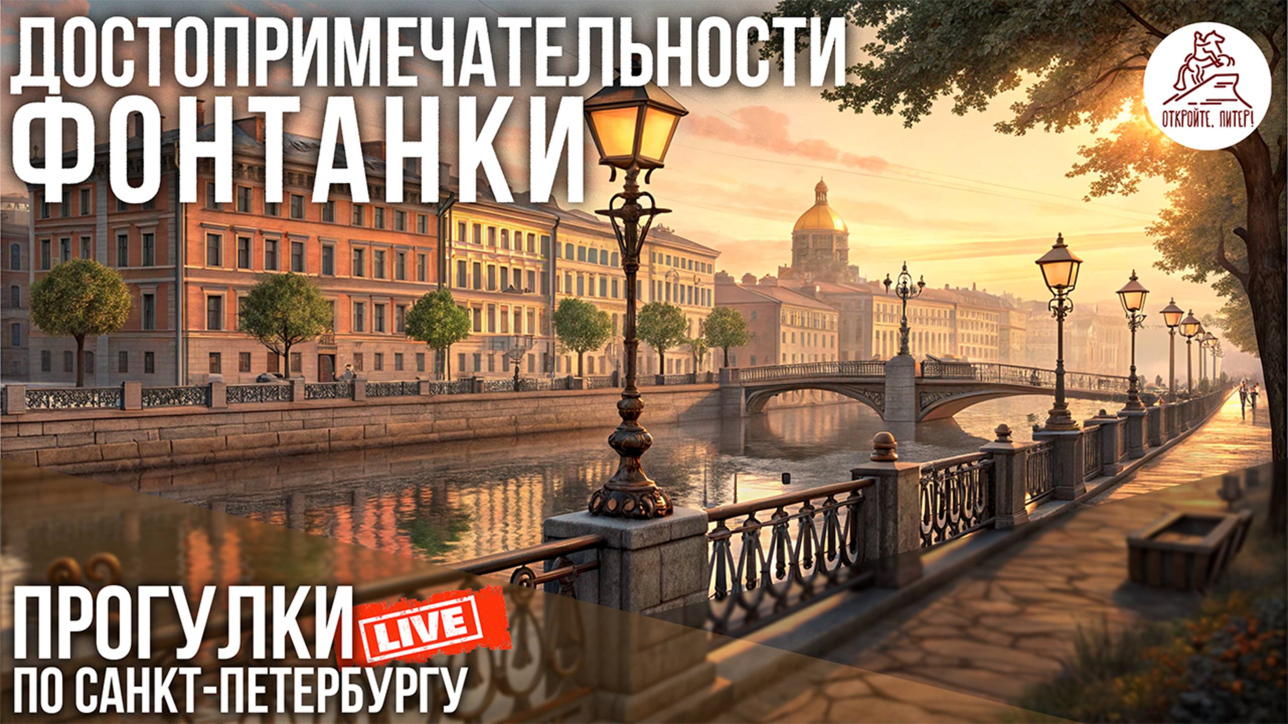 10 достопримечательностей Фонтанки. Маршрут по набережной. ПИТЕР #LIVE смотреть онлайн