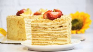 🍯 Медовый торт «Мадьярский» на сковороде ✨ Без духовки! Всё — из доступных продуктов, а вкус… 😍