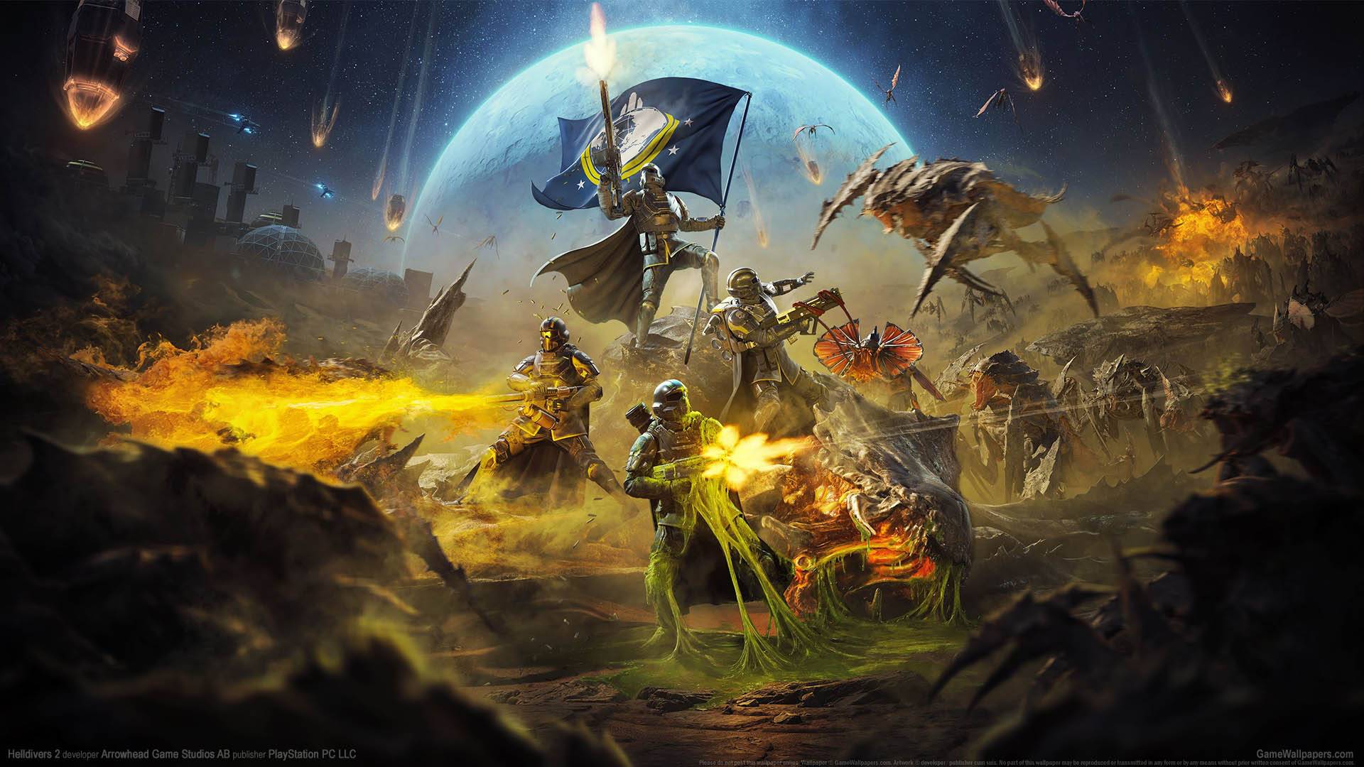 Helldivers 2 или адские десантники. Терминиды 8ка 30 кадров дебют