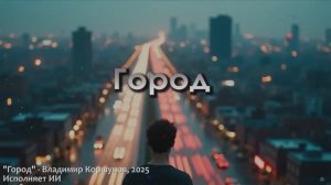 «Город». Премьера песни