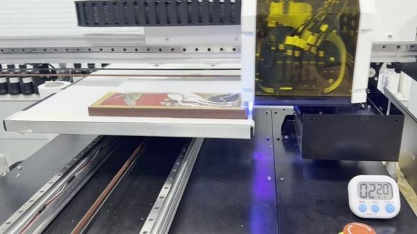 Печать икон и картин, процесс печати на УФ принтере А2 PrintX