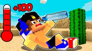 КАК МНЕ ПЕРЕЖИТЬ ПАЛЯЩЕЕ СОЛНЦЕ В МАЙНКРАФТ ! 24 ЧАСА В ПУСТЫНЕ MINECRAFT Евгенбро