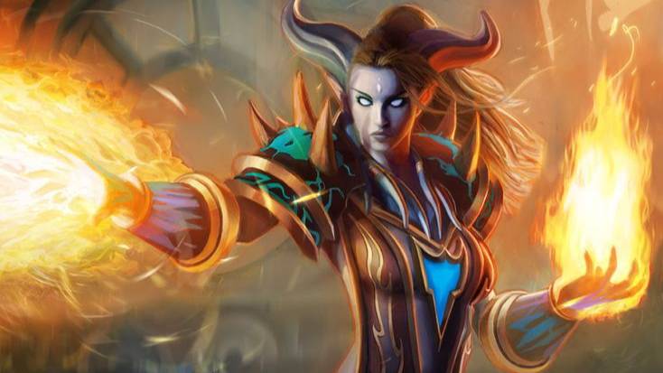 WOW/общение/Альянс/Маг огня смотреть онлайн