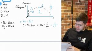 Небольшой камень, брошенный с ровной горизонтальной поверхности Земли под углом к горизонту - №37402