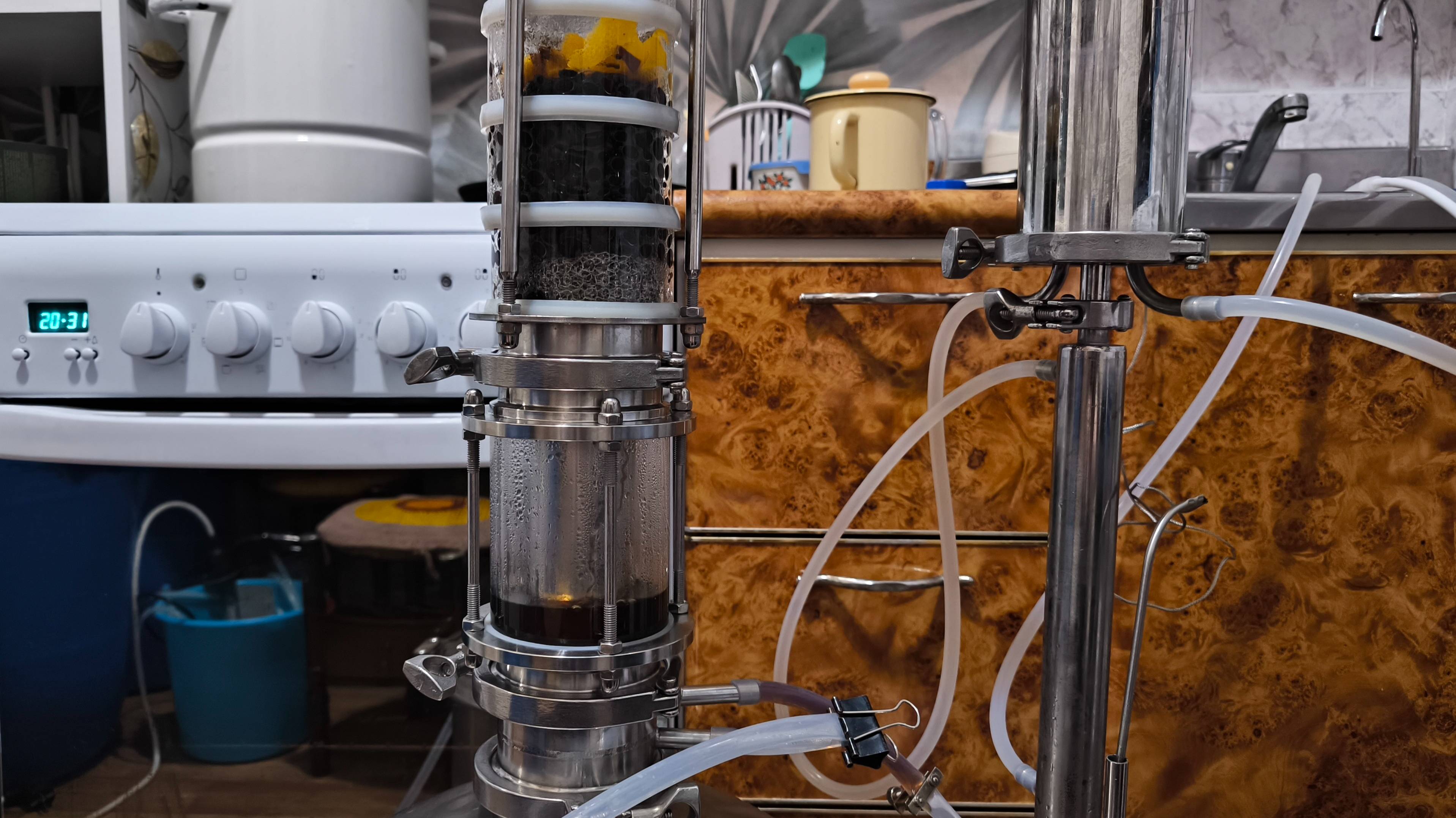 Кофейная водка на узле КСС