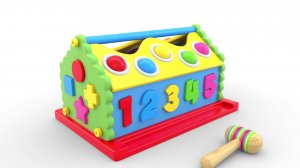 Изучаем цвета, цифры и формы с помощью развивающих игрушек, мультики для детей