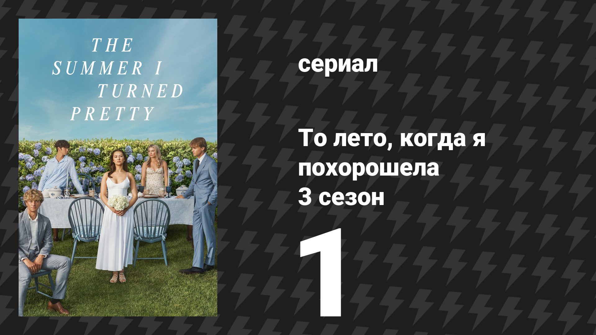 То лето, когда я похорошела 3 сезон 1 серия «Последний сезон» (сериал, 2025) смотреть онлайн