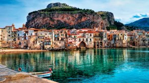 Чефалу, Италия. Великолепный прибрежный город Сицилии, пешая прогулка 4K | #шариклайф