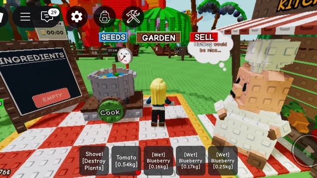 Roblox выращиваем сад