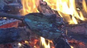 Шашлык из рябчика. Дежурное блюдо таежных охотников.