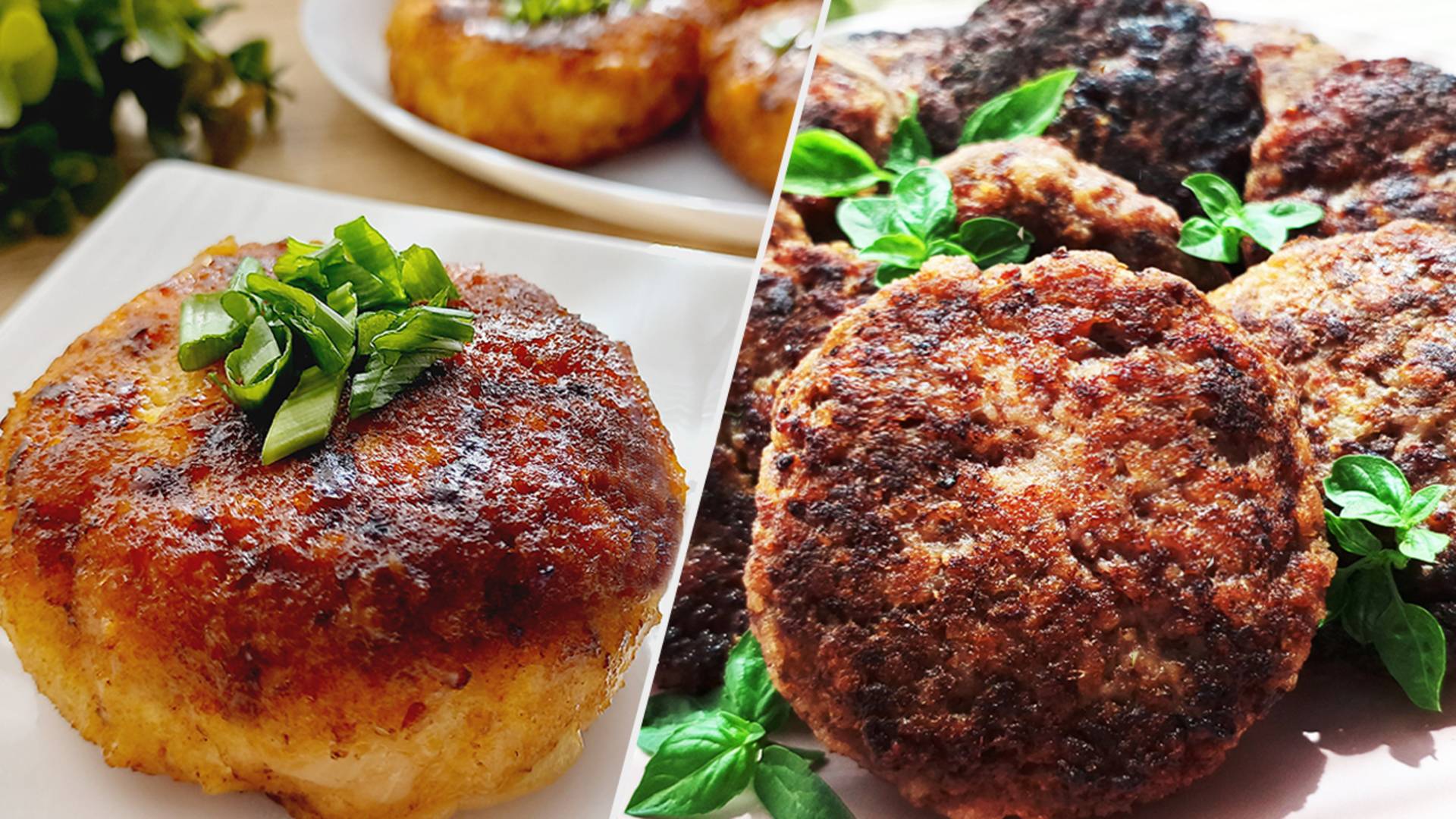 Идеальные Котлеты ! Говядина vs Курица! Какой Рецепт Вкуснее? 🤔 смотреть онлайн