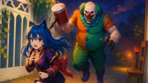 Кошмар Клоуна: Аниме Хоррор (Anime Girls : Clown Horror)