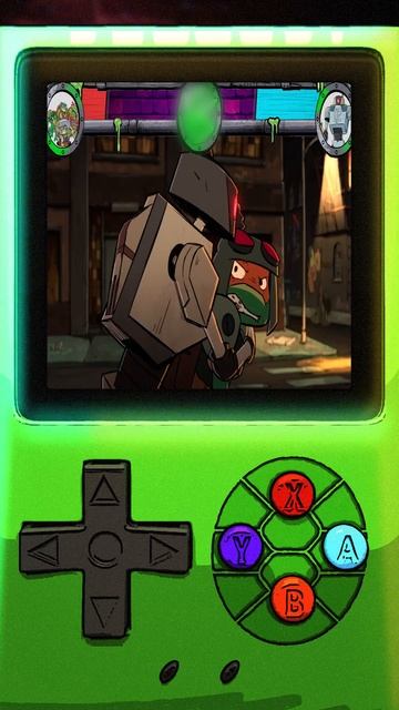 TMNT против роботов Mechazoid... с полосками здоровья! | #shorts смотреть онлайн