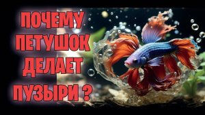 Почему петушки делают пузыри？