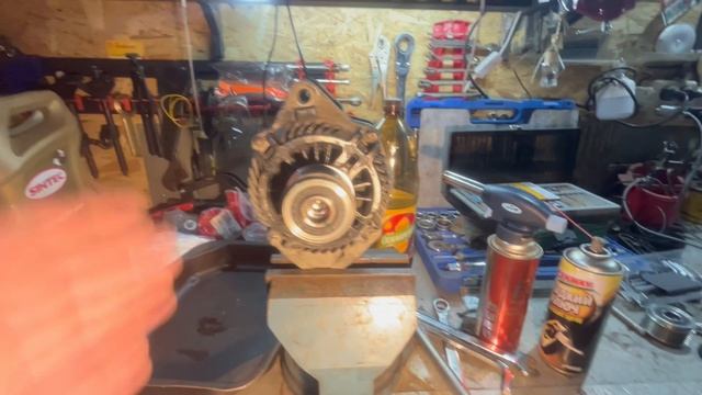 Снятие генератора. Замена обгонной муфты. Mitsubishi Outlander 3.