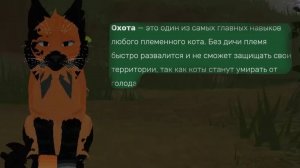 Охота и дичь в кв и во WCUE! Коты-Воители roblox.