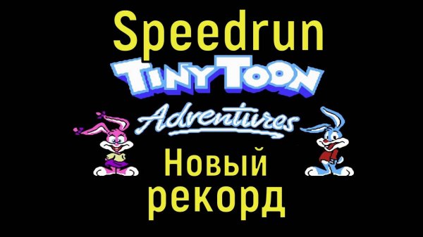 "Tiny Toon Adventures" 1991 NES - Speedrun Мировой рекорд - "Тайни Тун" Спидран World record
