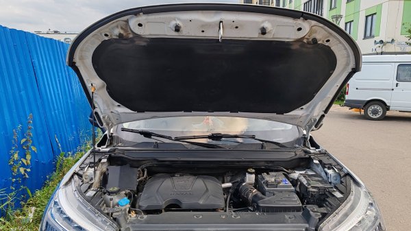 Как правильно установить уплотнитель под капот Хавал Джолион