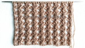 Замысловатый ажурный узор для вязания жилеток,  джемперов