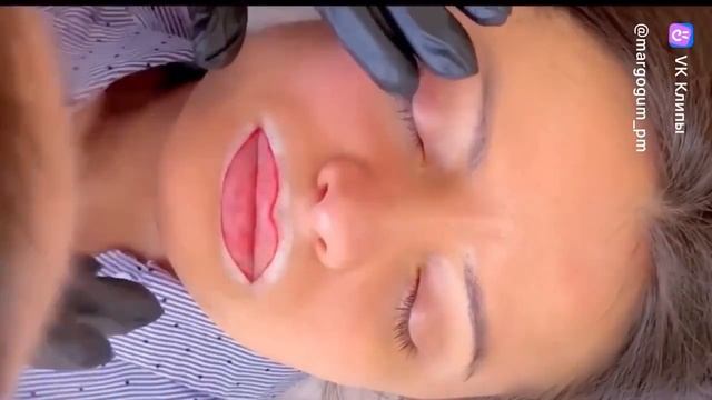 Видео процесс создания татуажа губ смотреть онлайн