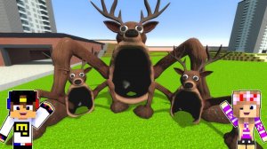 СЛОМАННЫЙ МОД ОЛЕНЬ РОБЛОКС 99 ДНЕЙ ПОЖИРАТЕЛЬ в МАЙНКРАФТ НУБ ПРО ВИДЕО ТРОЛЛИНГ MINECRAFT Евгенбро