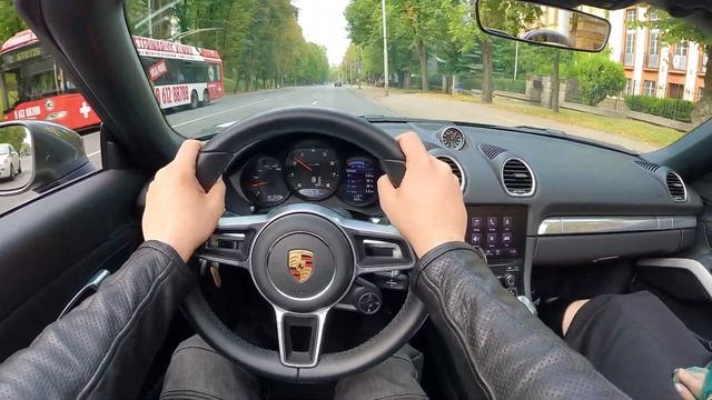 Porsche 718 Boxster 2023 POV Test Drive смотреть онлайн