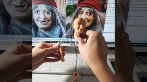 Делаю бабушку Ягульку. Как собирать куклу на проволочный каркас.