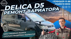 Delica D5 4WD грязевая резина и сколько выдержит вариатор JF011e