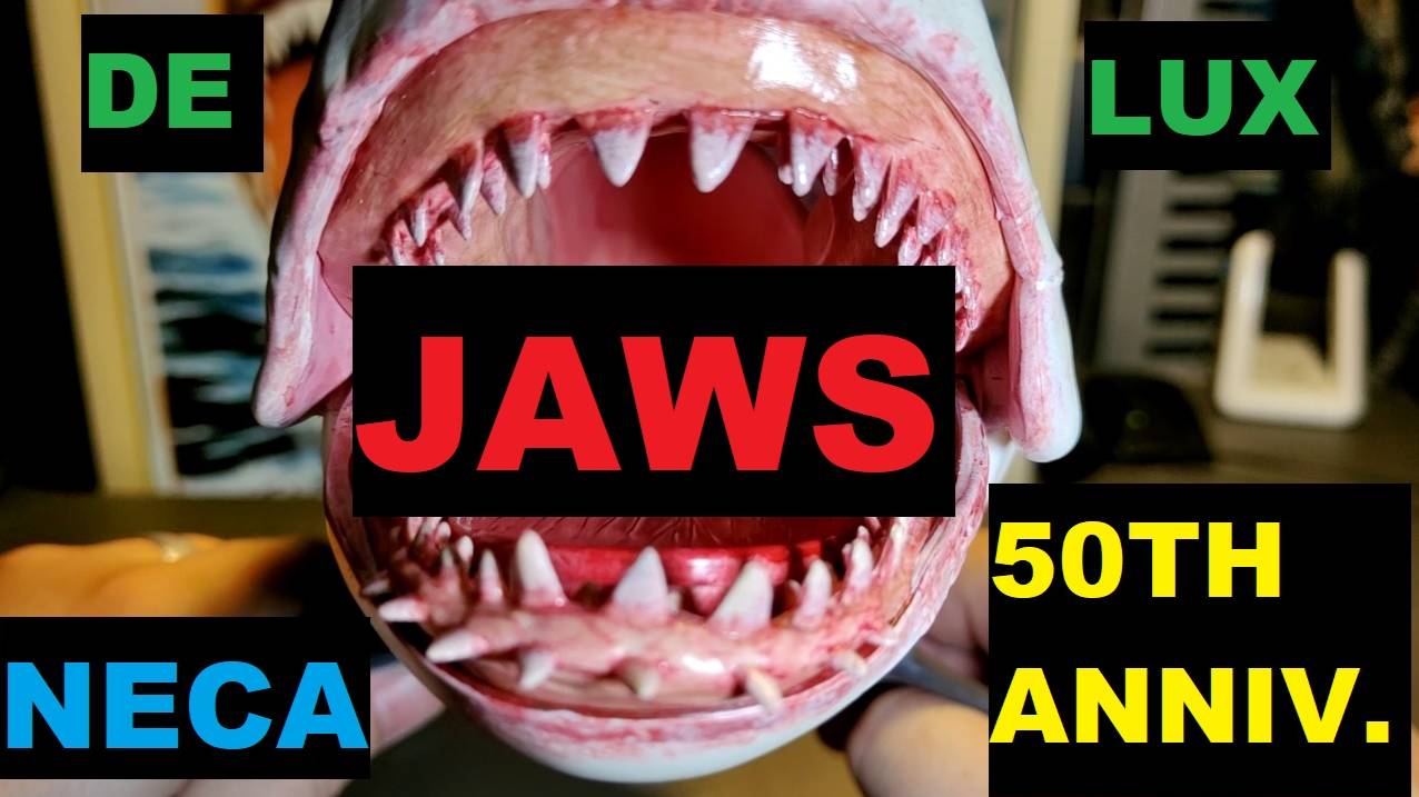 Review! Neca 50th Anniversary "JAWS" Shark Play Set (Game) From 1975 Film. Watch now! смотреть онлайн
