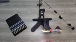 156. Заточка китайского складного ножа, Boride T2, Shapton, сталь D2