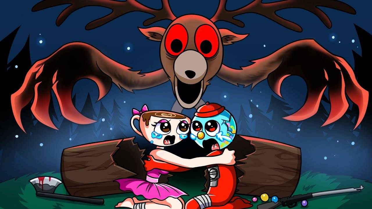 Олень против капучино и Чиклетейры| 99 ночей в лесу.. | Брейнрот и Роблокс смотреть онлайн