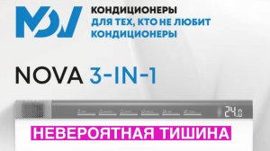 Обзор кондиционера MDV MDSAH-09HRFN8 серии NOVA 3-1 (с притоком свежего воздуха)