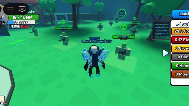 РОБЛОКС но я УБИВАЮ МОБОВ! Dungeon Incremental 2/ 1#