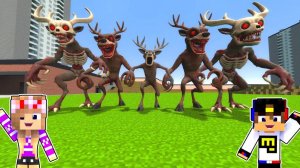 СЛОМАННЫЙ МОД ОЛЕНЬ РОБЛОКС 99 ДНЕЙ ПОЖИРАТЕЛЬ в МАЙНКРАФТ НУБ ПРО ВИДЕО ТРОЛЛИНГ MINECRAFT Евгенбро