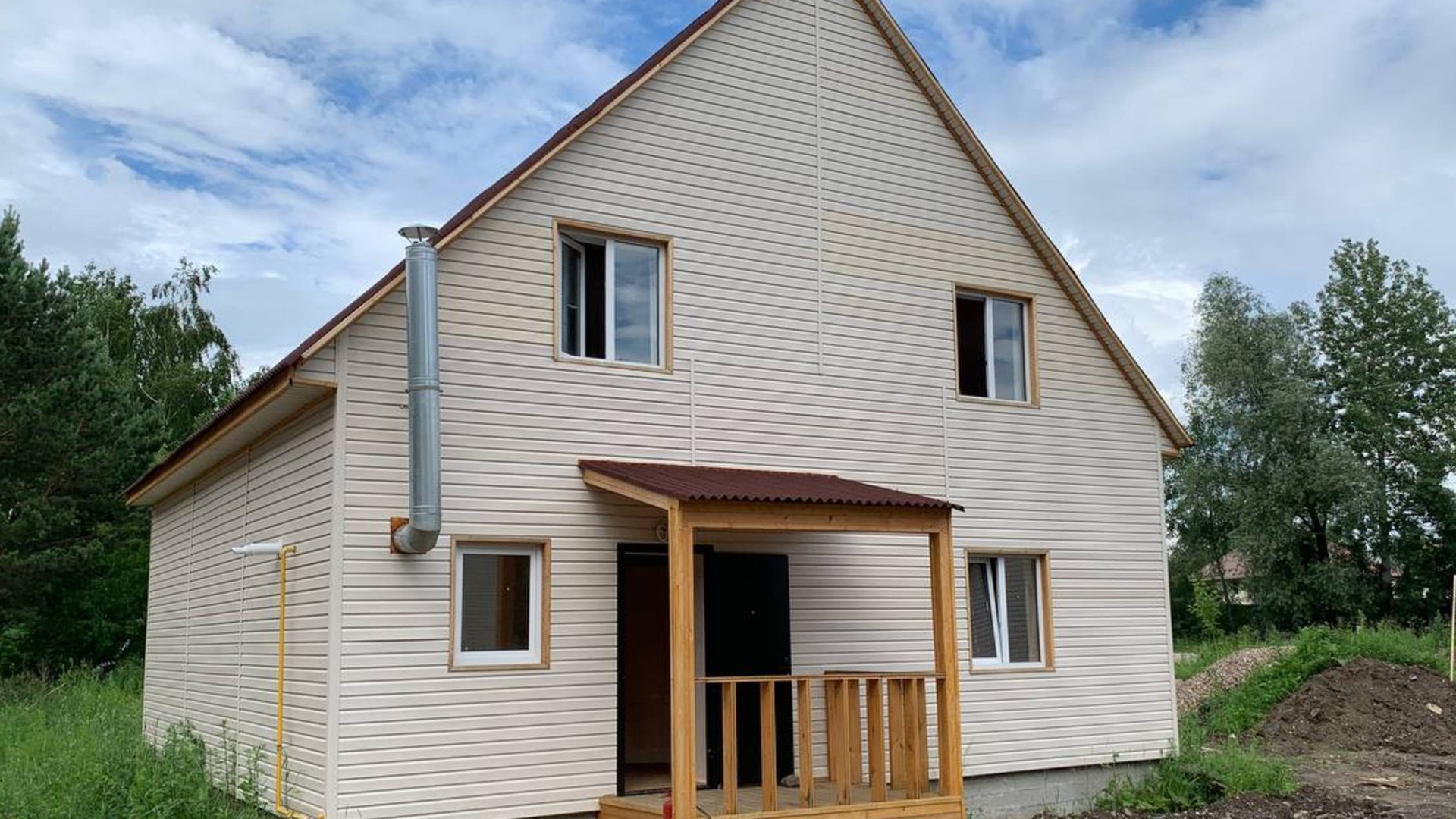 Газобетонный дом 145м2 в с. Домодедово за 130 751р в аренду с выкупом или 10.045 000р смотреть онлайн