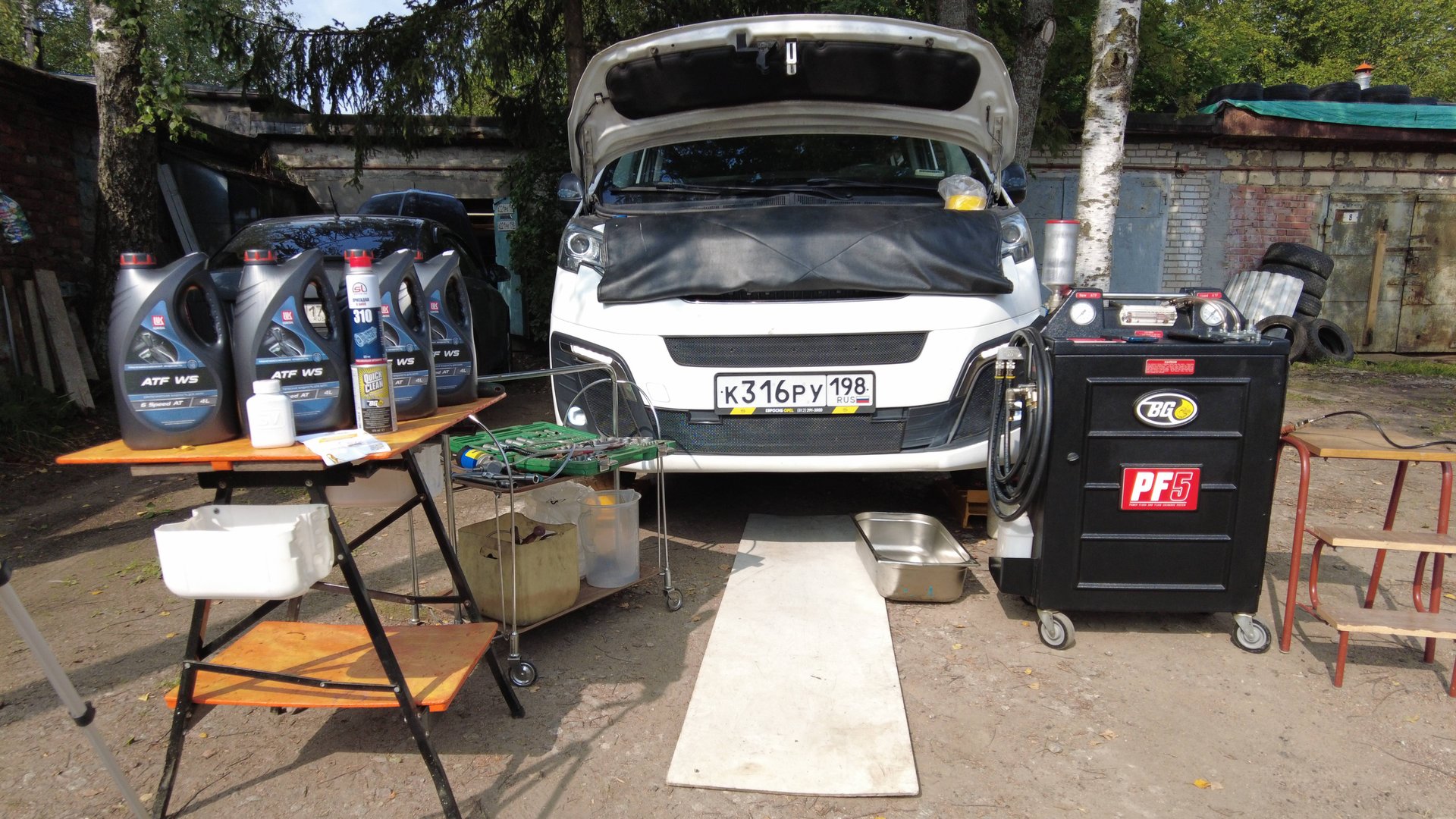 Peugeot Traveller/Citroen SpaceTourer аппаратная замена масла в АКПП Aisin Warner TF-80SC - AM6 смотреть онлайн