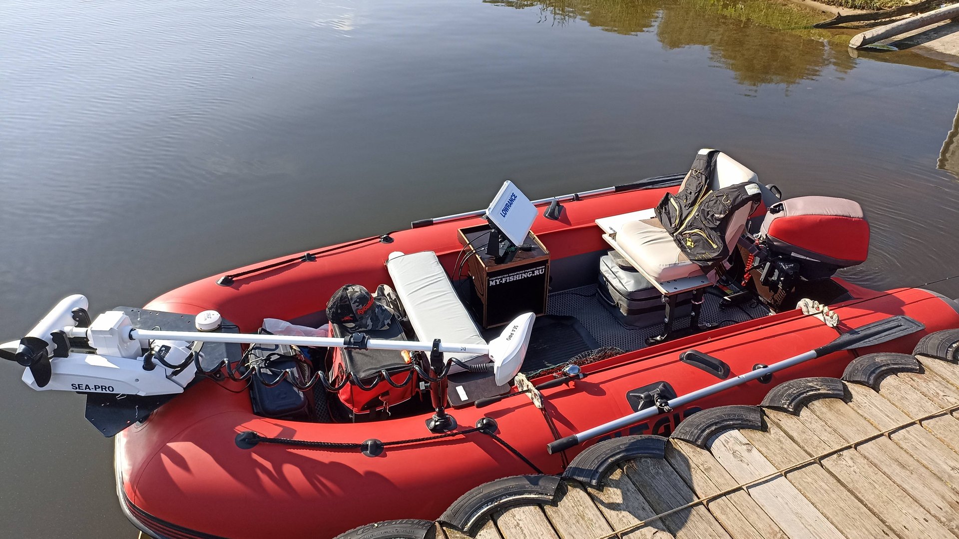 Альтаир HD-400 и Yamaha 9.9-15