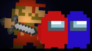 Super Mario  против AMONG US / МАРИО путешествует