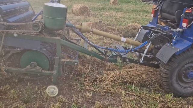 Рулоны 50х80 самодельного мини пресподборщика вес +-25-30кг #самодельный минипрессподборщик