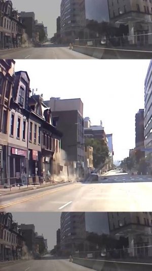 Пешеходу повезло! Не гоняйте!