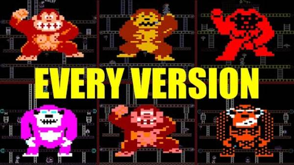 Donkey Kong — эволюция Cement Factory во всех версиях 🏗️
