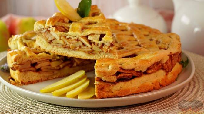 Неизменный фаворит. ПЕСОЧНЫЙ ПИРОГ С ЯБЛОКАМИ