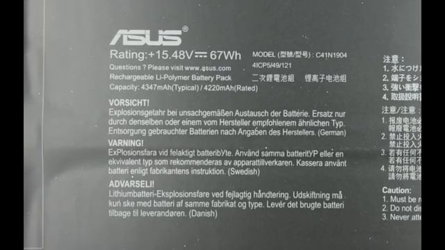 Как заменить аккумулятор для ноутбука Asus zenbook ux425e Original quality смотреть онлайн